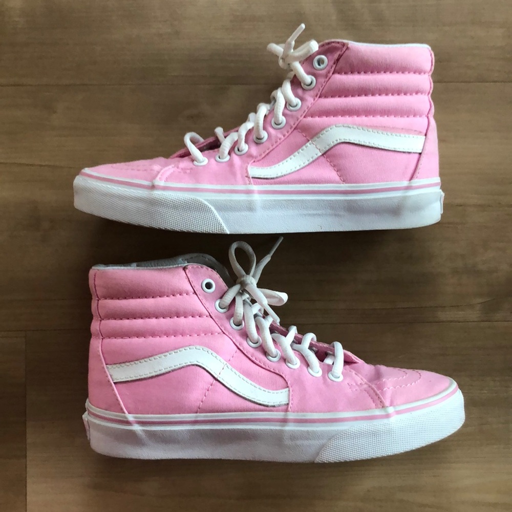 PINK high top VANS